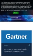 How menlosecurity.com looks like on a mobile device such as an iPhone.