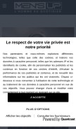 How mensup.fr looks like on a mobile device such as an iPhone.