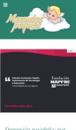 How menudospeques.net looks like on a mobile device such as an iPhone.