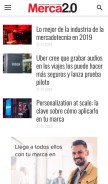 How merca20.com looks like on a mobile device such as an iPhone.