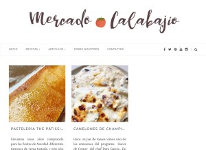 How mercadocalabajio.com looks like on a tablet such as an iPad.