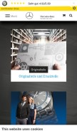 How mercedes-originalteile.de looks like on a mobile device such as an iPhone.