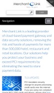 How merchantlink-lab.com looks like on a mobile device such as an iPhone.