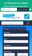 How mercurydirect.com looks like on a mobile device such as an iPhone.