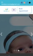 How meridianivf.com looks like on a mobile device such as an iPhone.