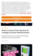 How meristation.com looks like on a mobile device such as an iPhone.