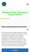 How mes-bons.com looks like on a mobile device such as an iPhone.