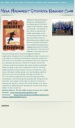 How mesamonumentstriders.com looks like on a mobile device such as an iPhone.
