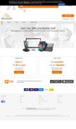 How messagenet.it looks like on a mobile device such as an iPhone.