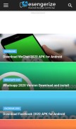 How messengerize.com looks like on a mobile device such as an iPhone.