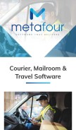 How metafour.com looks like on a mobile device such as an iPhone.