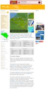 How meteo-info.be looks like on a mobile device such as an iPhone.