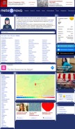 How meteonova.ru looks like on a mobile device such as an iPhone.