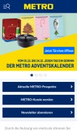 How metro.de looks like on a mobile device such as an iPhone.