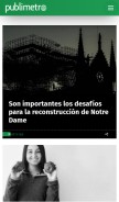 How metrolatam.com looks like on a mobile device such as an iPhone.