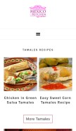 How mexicoinmykitchen.com looks like on a mobile device such as an iPhone.