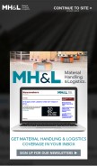How mhlnews.com looks like on a mobile device such as an iPhone.