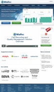 How miarec.com looks like on a mobile device such as an iPhone.