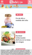 How mibebeyyo.com looks like on a mobile device such as an iPhone.