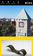 How mica.edu looks like on a mobile device such as an iPhone.