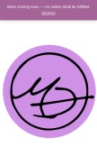 How michaelbaileyartist.com looks like on a mobile device such as an iPhone.