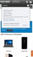 How microcenter.com looks like on a mobile device such as an iPhone.