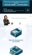 How microtekstl.com looks like on a mobile device such as an iPhone.