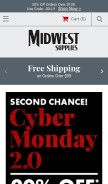 How midwestsupplies.com looks like on a mobile device such as an iPhone.