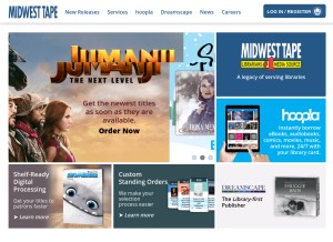 How midwesttape.com looks like on a tablet such as an iPad.