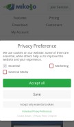 How mikogo.com looks like on a mobile device such as an iPhone.