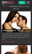 How milano.trovagnocca.com looks like on a mobile device such as an iPhone.