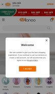 How milanoo.com looks like on a mobile device such as an iPhone.