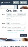 How milaulas.com looks like on a mobile device such as an iPhone.
