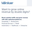 How milestoneinternet.com looks like on a mobile device such as an iPhone.
