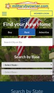 How militarybyowner.com looks like on a mobile device such as an iPhone.