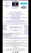 How militarycac.com looks like on a mobile device such as an iPhone.