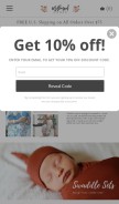 How milkmaidgoods.com looks like on a mobile device such as an iPhone.