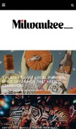 How milwaukeemag.com looks like on a mobile device such as an iPhone.