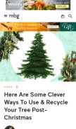 How mindbodygreen.com looks like on a mobile device such as an iPhone.