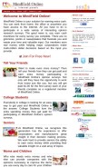 How mindfieldonline.com looks like on a mobile device such as an iPhone.