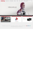 How mindray.com looks like on a mobile device such as an iPhone.