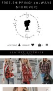 How mindymaesmarket.com looks like on a mobile device such as an iPhone.