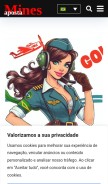 How minesapostas.com looks like on a mobile device such as an iPhone.
