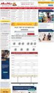 How minhngoc.net looks like on a mobile device such as an iPhone.
