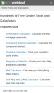How miniwebtool.com looks like on a mobile device such as an iPhone.