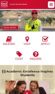 How minotstateu.edu looks like on a mobile device such as an iPhone.