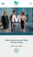 How mintz.com looks like on a mobile device such as an iPhone.