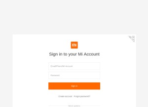 How mipay.com looks like on a tablet such as an iPad.