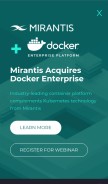 How mirantis.com looks like on a mobile device such as an iPhone.