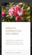 How miravalaustin.com looks like on a mobile device such as an iPhone.